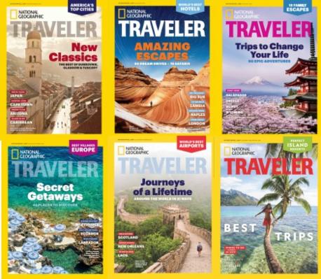 National Geographic Traveler USA - Full Year 2018 Collection