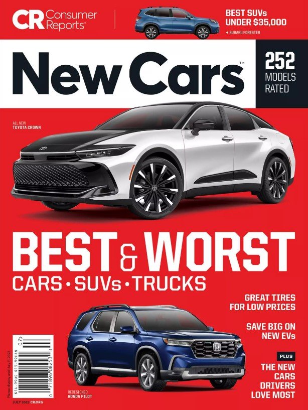 Consumer Reports New Cars July 2023 scientificmagazines