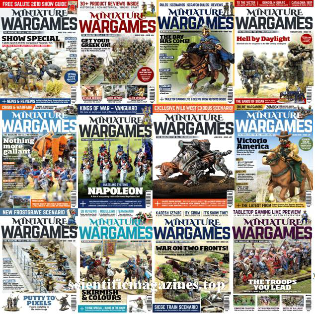 download Miniature Wargames – 2018 Full Year Issues Collection