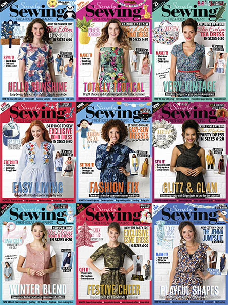 download Simply Sewing - 2018 Full Year Collection