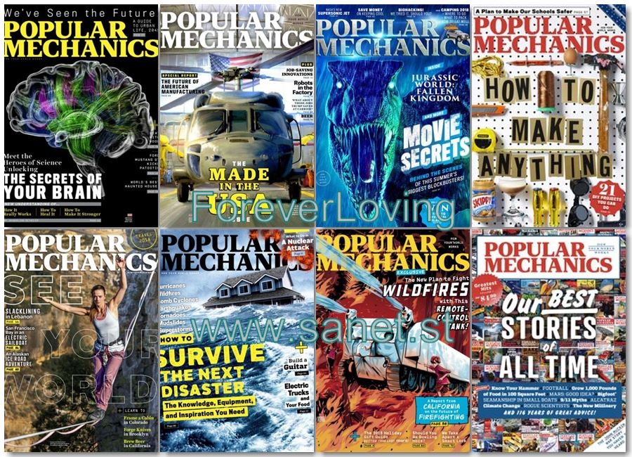 download Popular Mechanics USA - Full Year 2018 Collection