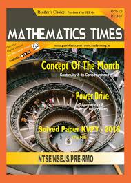Mathematics Times - October 2019