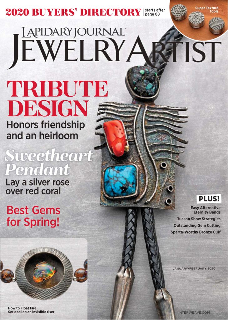 Lapidary Journal Jewelry Artist - January 2020