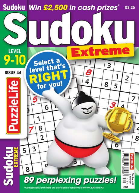 PuzzleLife Sudoku Extreme - December 2019