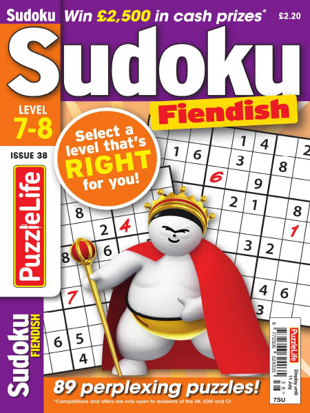 PuzzleLife Sudoku Fiendish - 01 December 2019