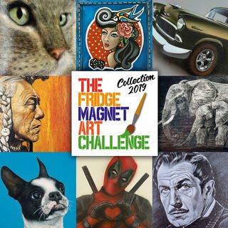 The Fridge Magnet Art Challenge Collection - December 2019