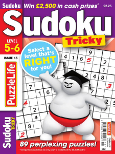 PuzzleLife Sudoku Tricky - January 2020