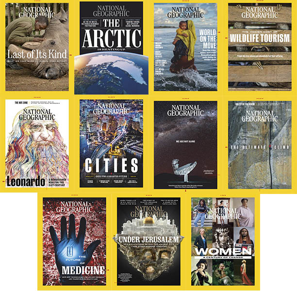 National Geographic USA - 2019 Full Year Collection