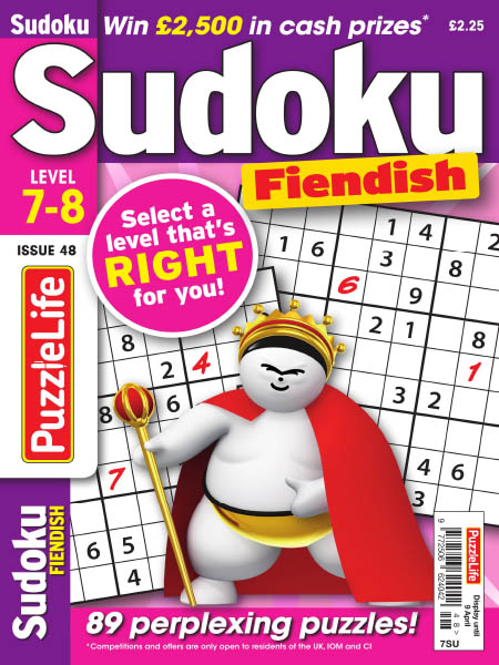PuzzleLife Sudoku Fiendish - Issue 48 - March 2020