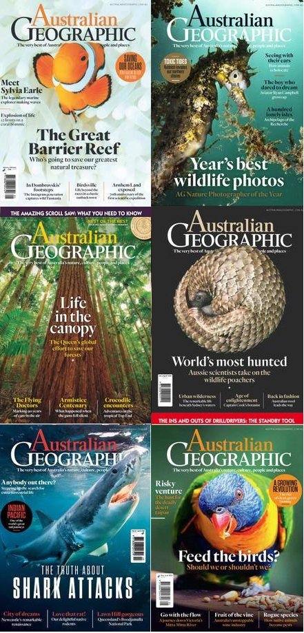 Australian Geographic - Full Year 2018 Collection