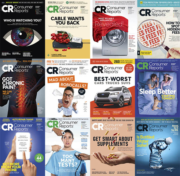 Consumer Reports - Full Year 2019 Collection