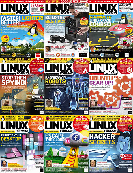 Linux Format UK - Full Year 2018 Collection