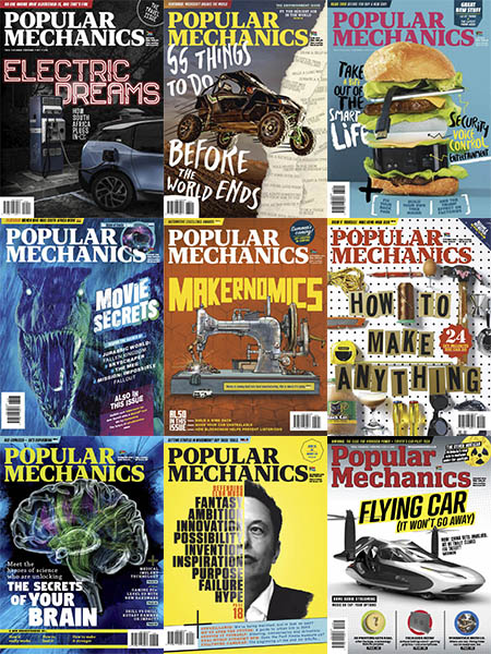 Popular Mechanics South Africa - Full Year 2018 Collection