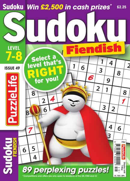 PuzzleLife Sudoku Fiendish - Issue 49 - April 2020