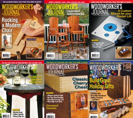 Woodworker's Journal - Full Year 2018 Collection