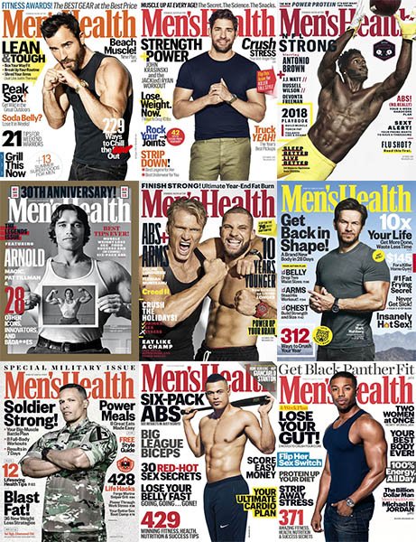 Men's Health USA - Full Year 2018 Collection