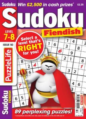 PuzzleLife Sudoku Fiendish - Issue 50 - May 2020