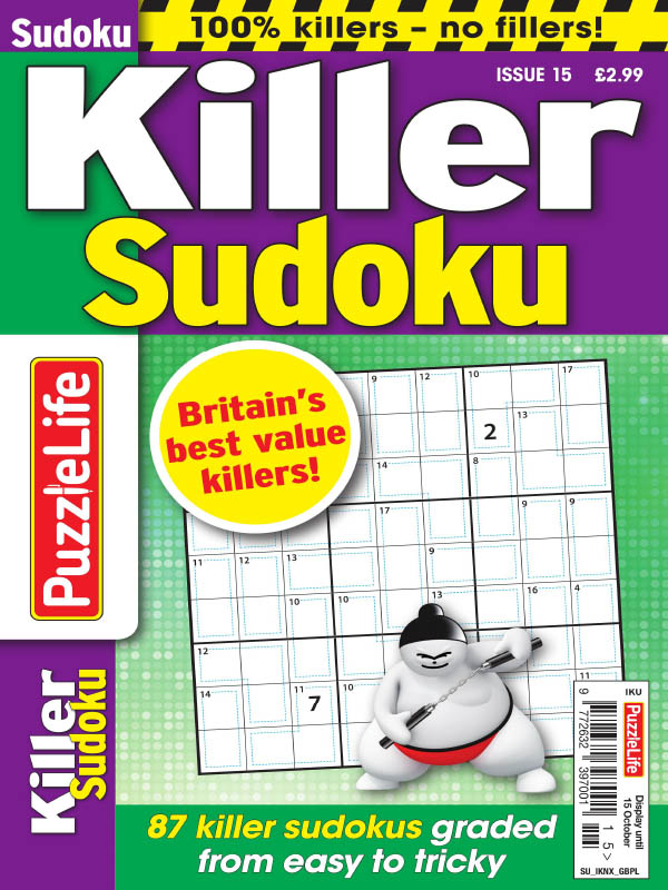 PuzzleLife Killer Sudoku - Issue 15 - August 2020
