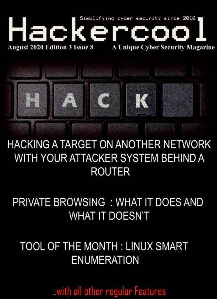 Hackercool - August 2020
