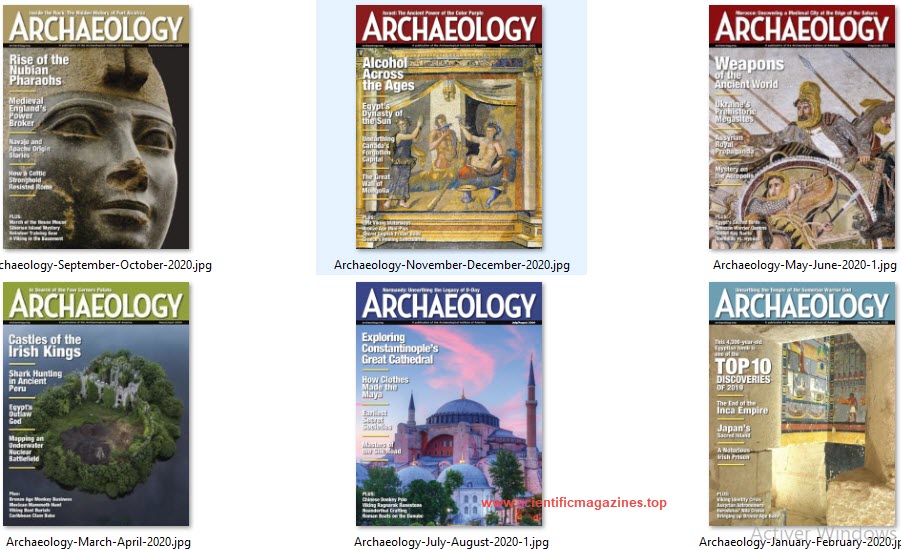 download Archaeology – Full Year 2020 Collection