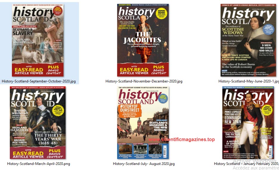 download History Scotland – Full Year 2020 Collection