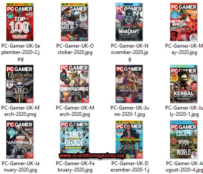 download PC Gamer – Full Year 2020 Collection
