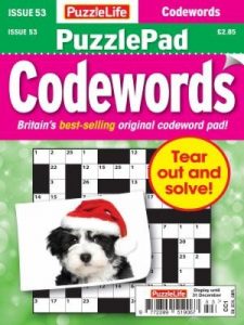 PuzzleLife PuzzlePad Codewords - 03 December 2020