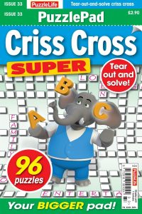 PuzzleLife PuzzlePad Criss Cross Super - 03 December 2020