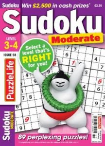 PuzzleLife Sudoku Moderate - December 2020