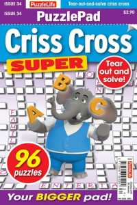 PuzzleLife PuzzlePad Criss Cross Super - 31 December 2020