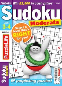 PuzzleLife Sudoku Moderate - March 2021