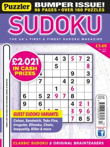 Puzzler Sudoku - March 2021