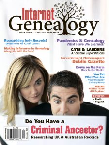 Internet Genealogy - October-November 2021