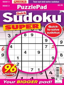 PuzzleLife PuzzlePad Sudoku Super - 07 October 2021