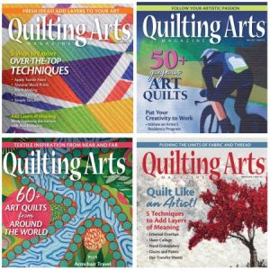 Quilting Arts Magazine - 2022 Full Year Issues Collection